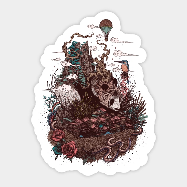 Land of the Sleeping Giant Sticker by MatMiller